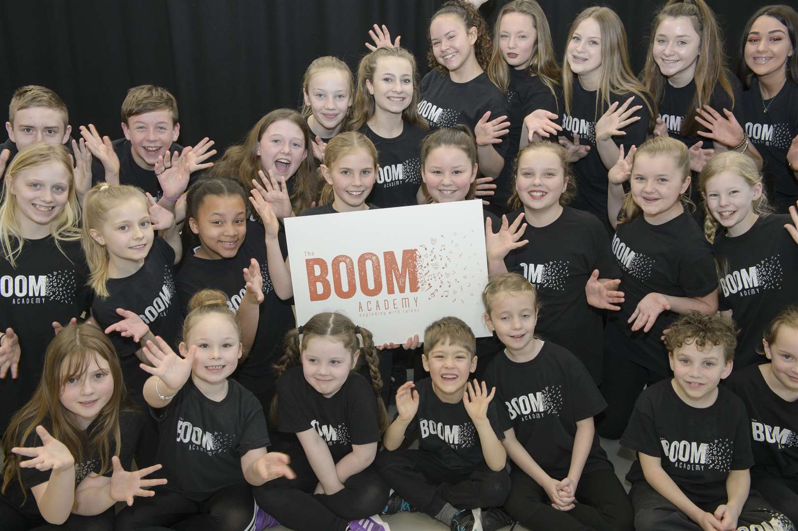 Boom Academy students, aged between four and 17