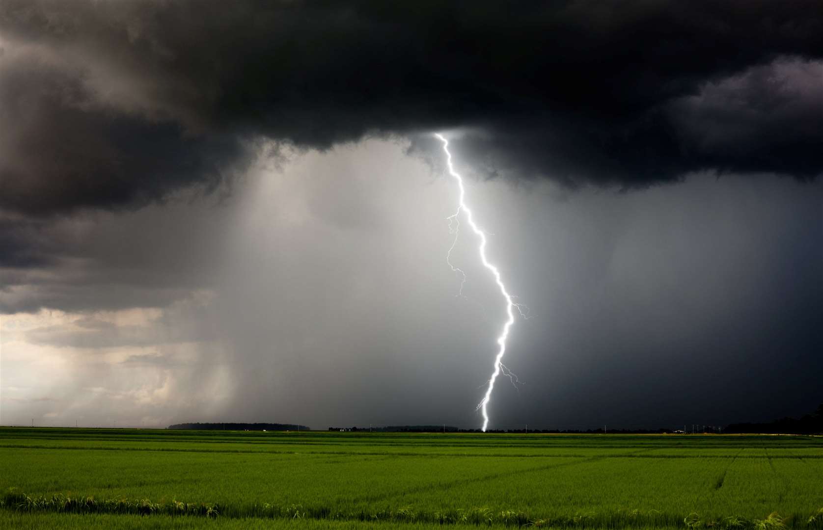 The Met Office warned that where flooding or lightning strikes occur, there is a chance of cancellations to train and bus services. Picture: Stock