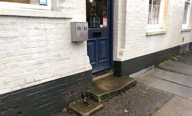 The worn stone step outside the pub’s front door suggests a fair few punters have popped in for a pint over the years