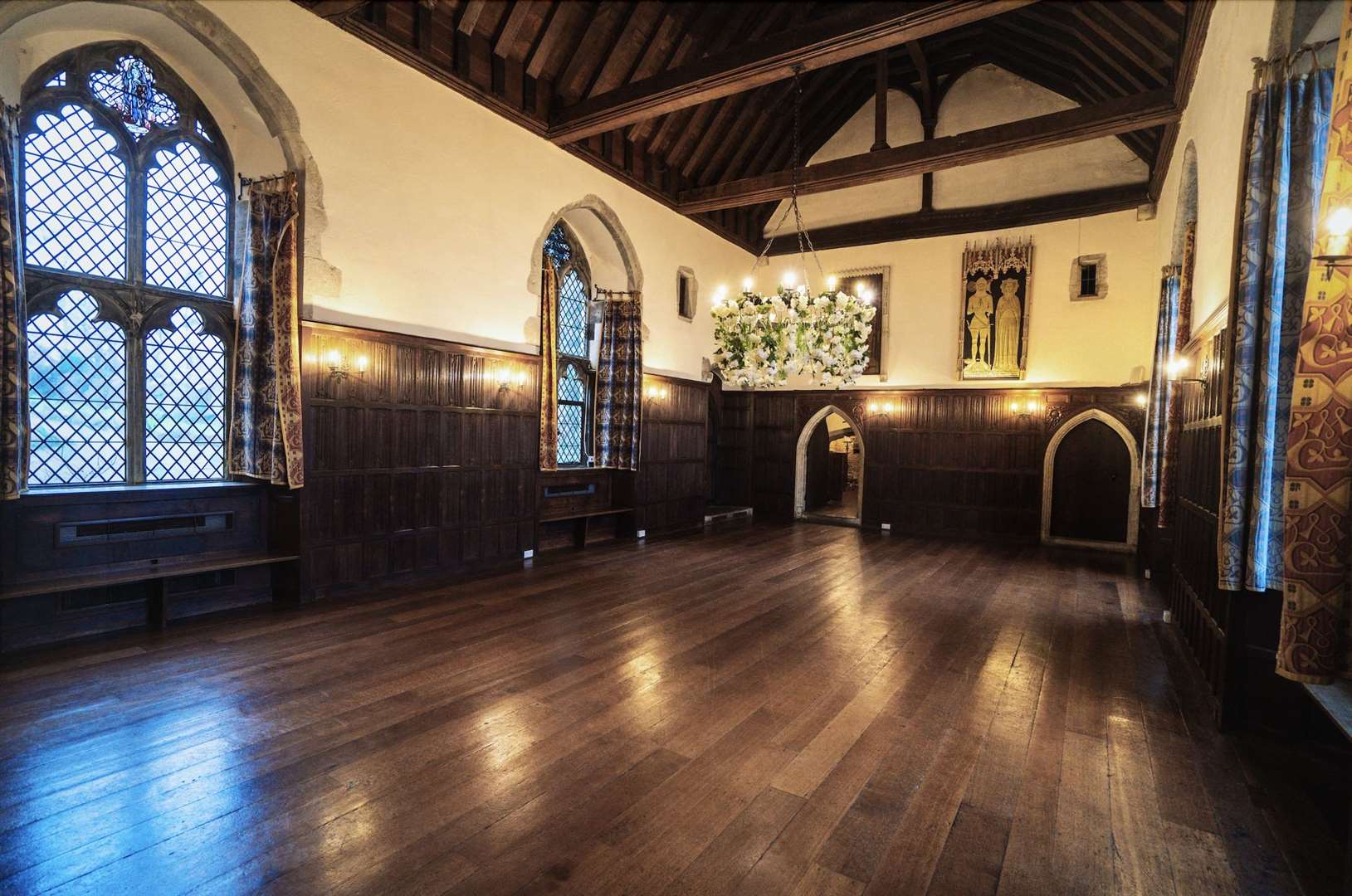 The great room at Lympne Castle, near Hythe. Picture: Scott Collier