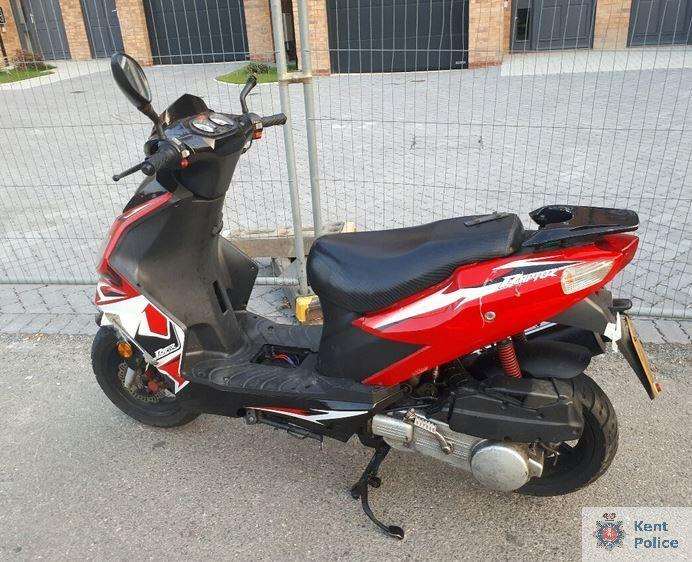 Recovered Moped stolen from a property in Silver Bank, Chatham (2920001)