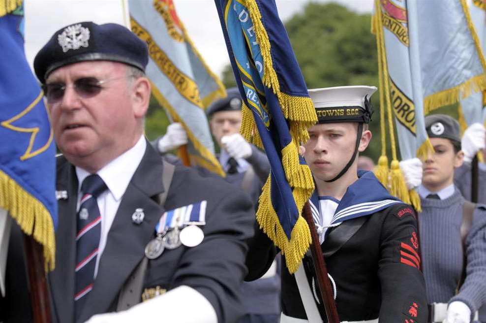 The Armed Forces and Veterans Parade in Gillingham