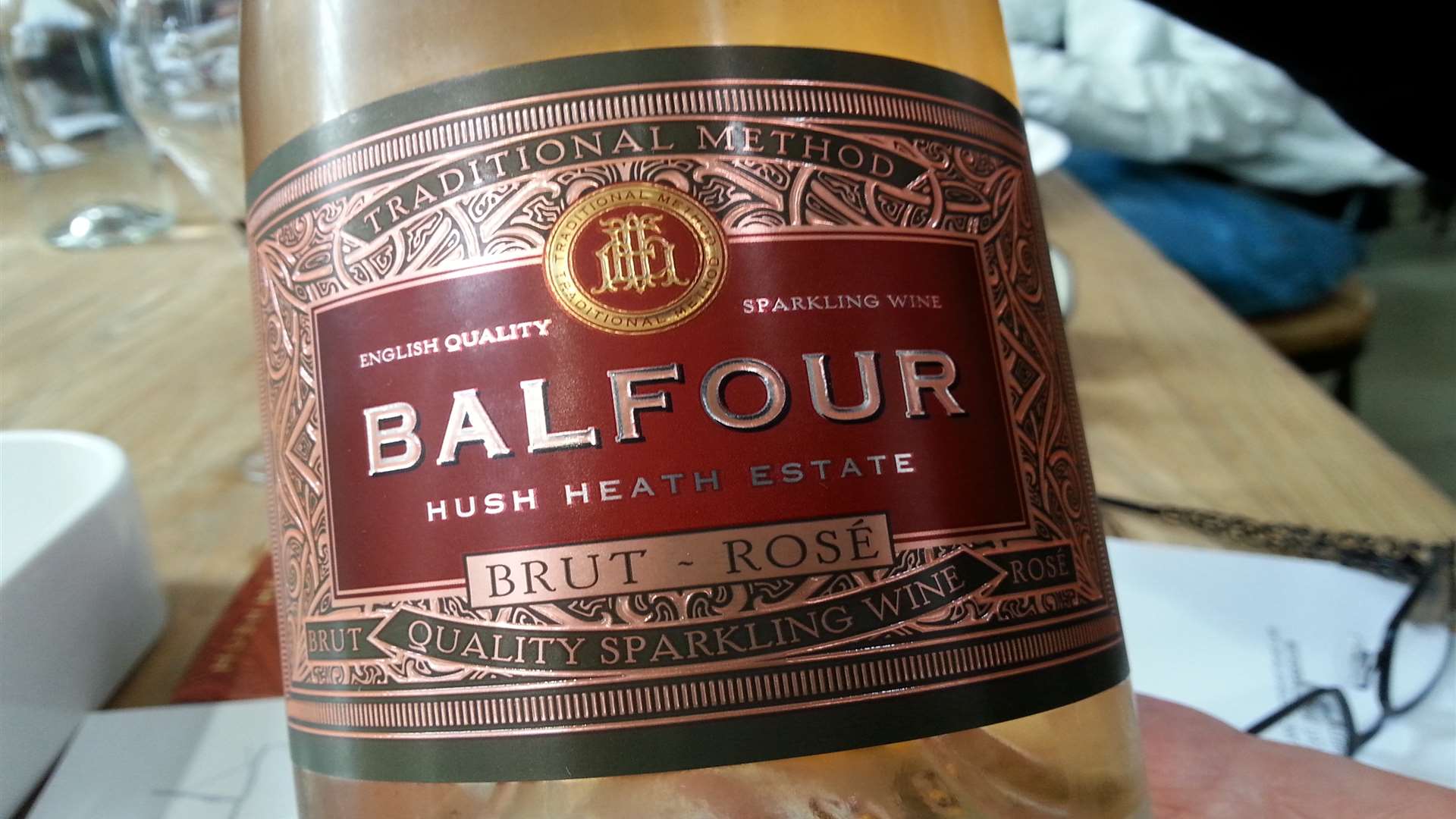 Hush Heath's Balfour Brut Rosé