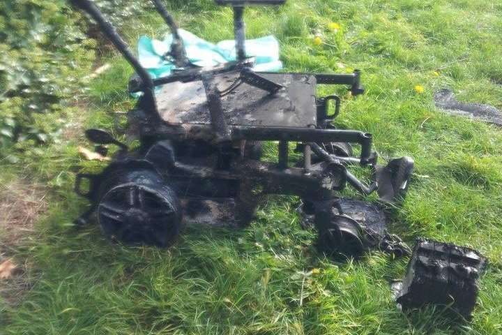 Sonia Hergest has said she will pay all the money donated after her wheelchair was stolen and burnt out
