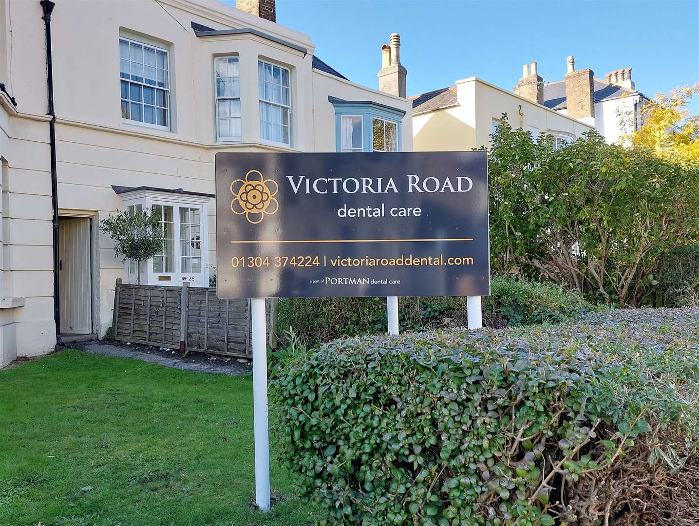 How the new sign looks in Victoria Road
