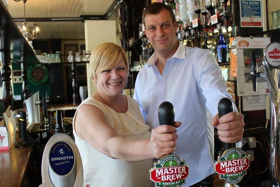Sam Drury and Keiron Parrish are the new licensees at the New Inn, Murston