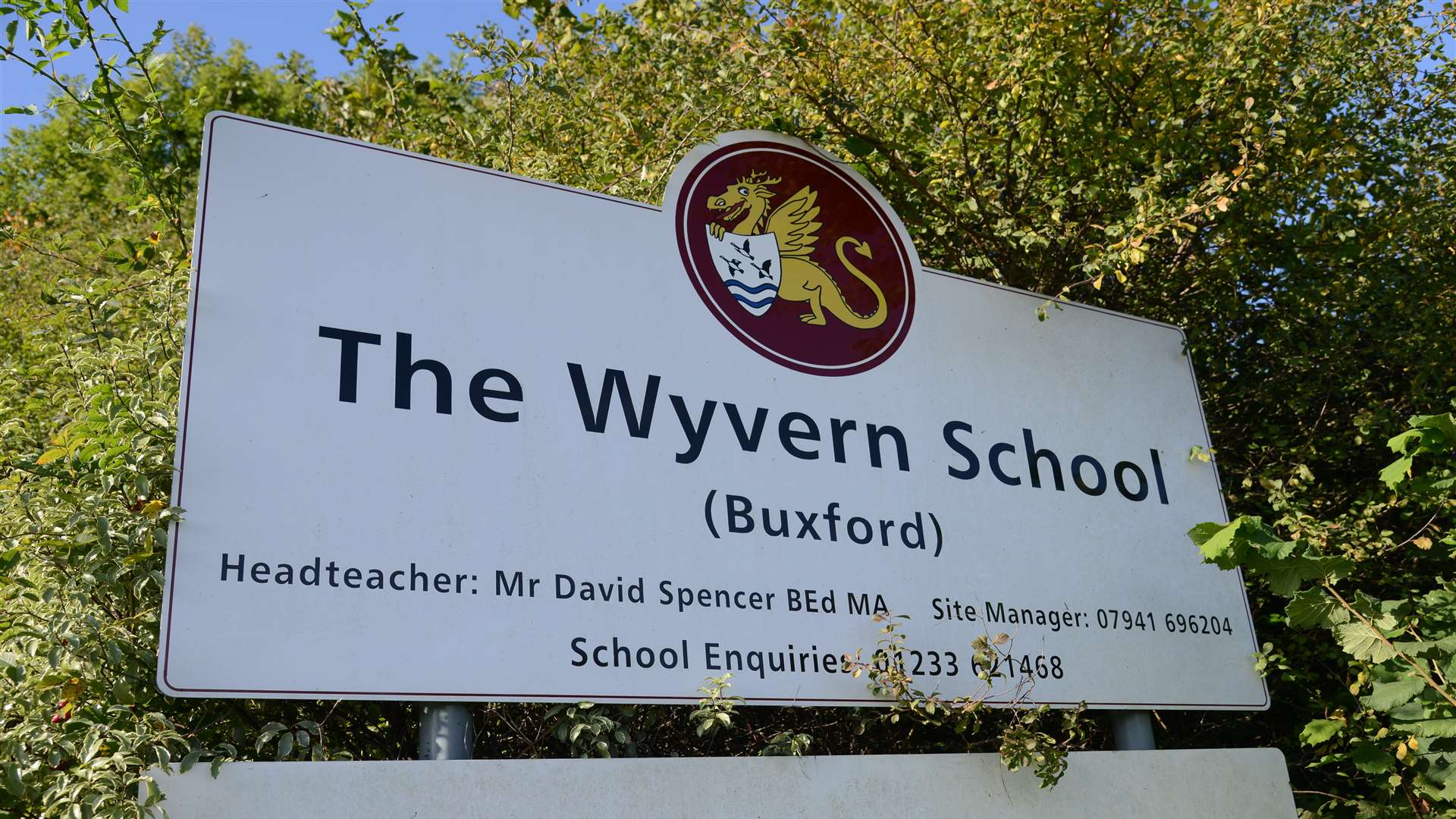 The bike was stolen from the Wyvern School, Ashford. Picture: Gary Browne