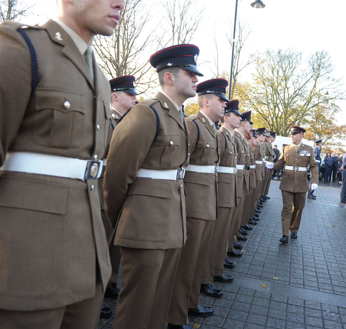 There are 1.8m ex-service personnel in the UK