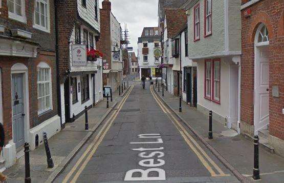 Best Lane, Canterbury. Google street view (1878706)