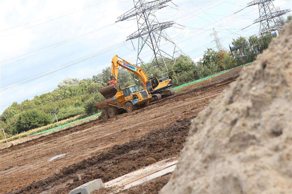 Work has started on the new site for haulage company Nicholls Transport