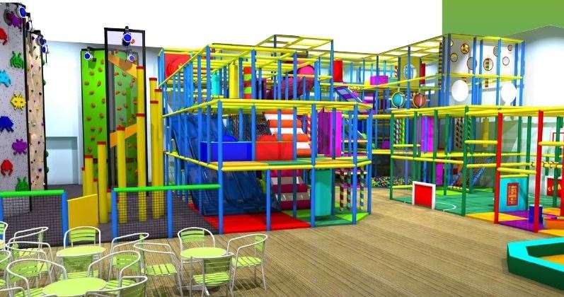 The new soft play facility will cater for up to 150 children