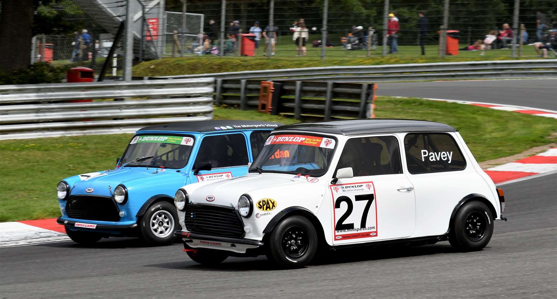Robert Pavey, from Maidstone, finished ninth in the first Mini Seven race, but failed to finish race two. Picture: Simon Hildrew