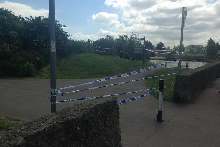 The body was found in Sheerness canal