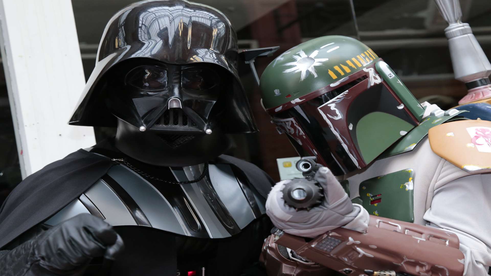 Darth Vader with Boba Fett