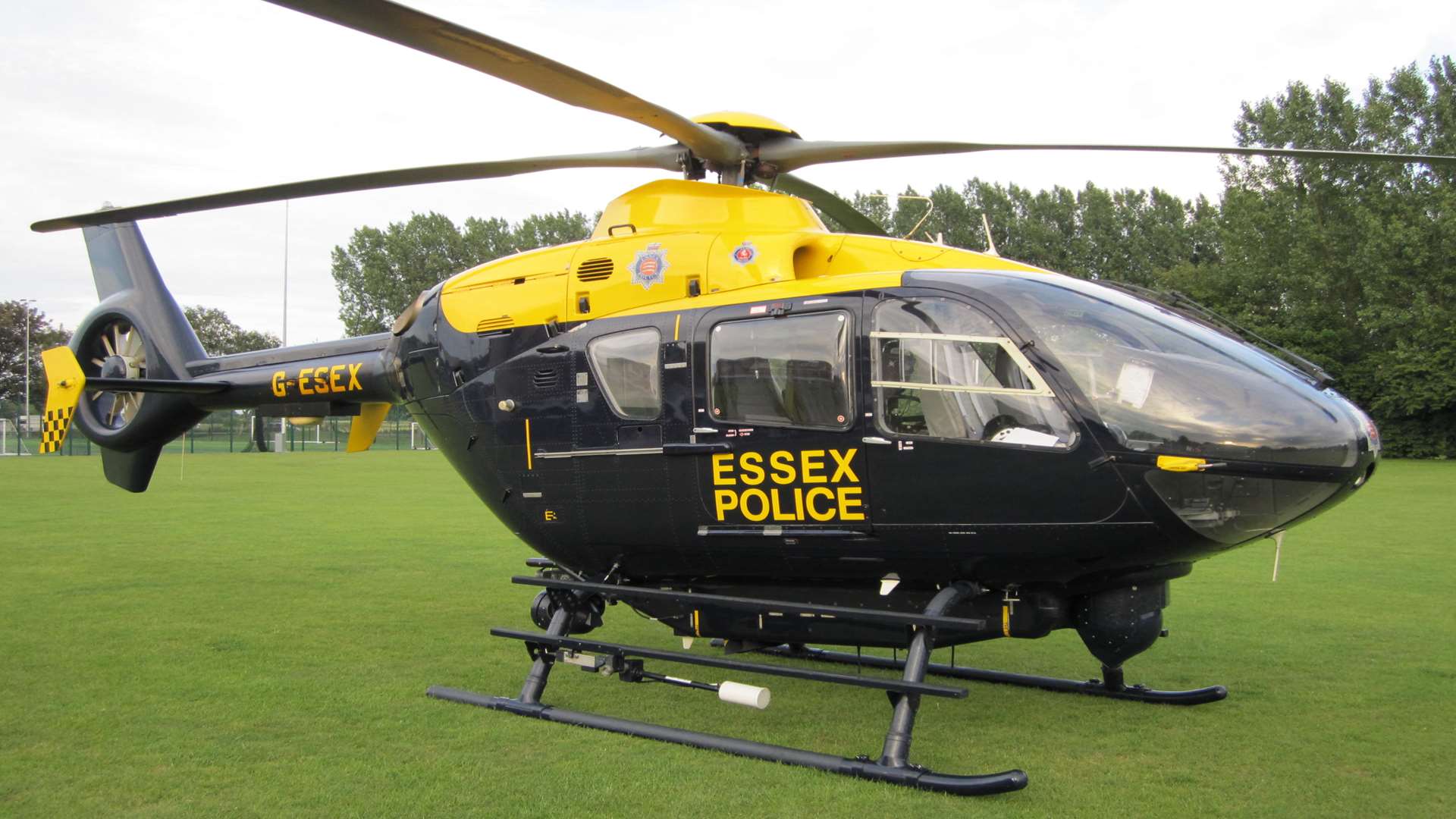 The police helicopter, which covers Kent and Essex.