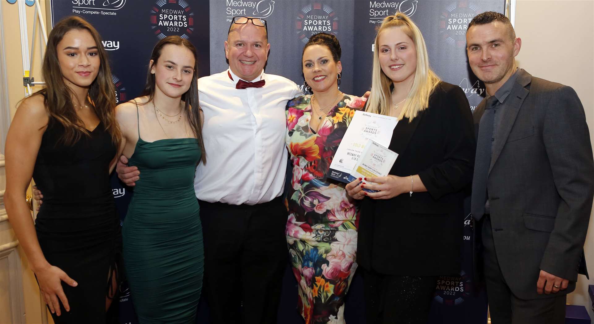 Junior Team of the Year sponsored by Bubble & Scruff: Medway Rugby Club under-18s girls. Picture: Nick Johnson / Medway Council