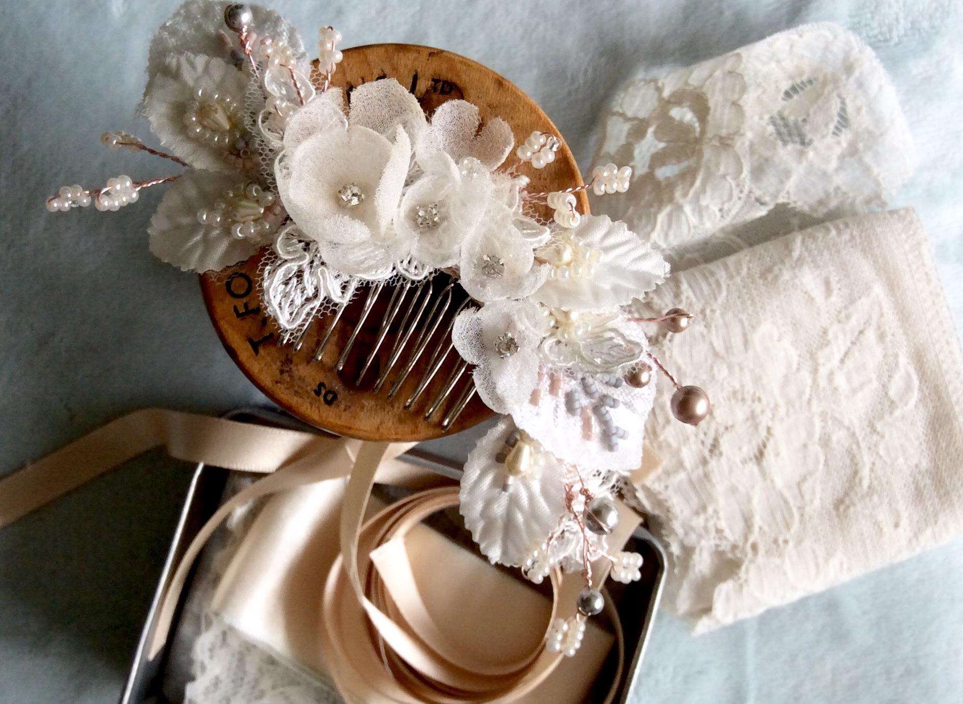 The Vintage Bobbin Bridal's pieces are hand crafted