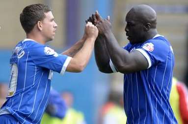 Adebayo Akinfenwa says Gills could struggle to keep his former team-mate Cody McDonald Picture: Barry Goodwin