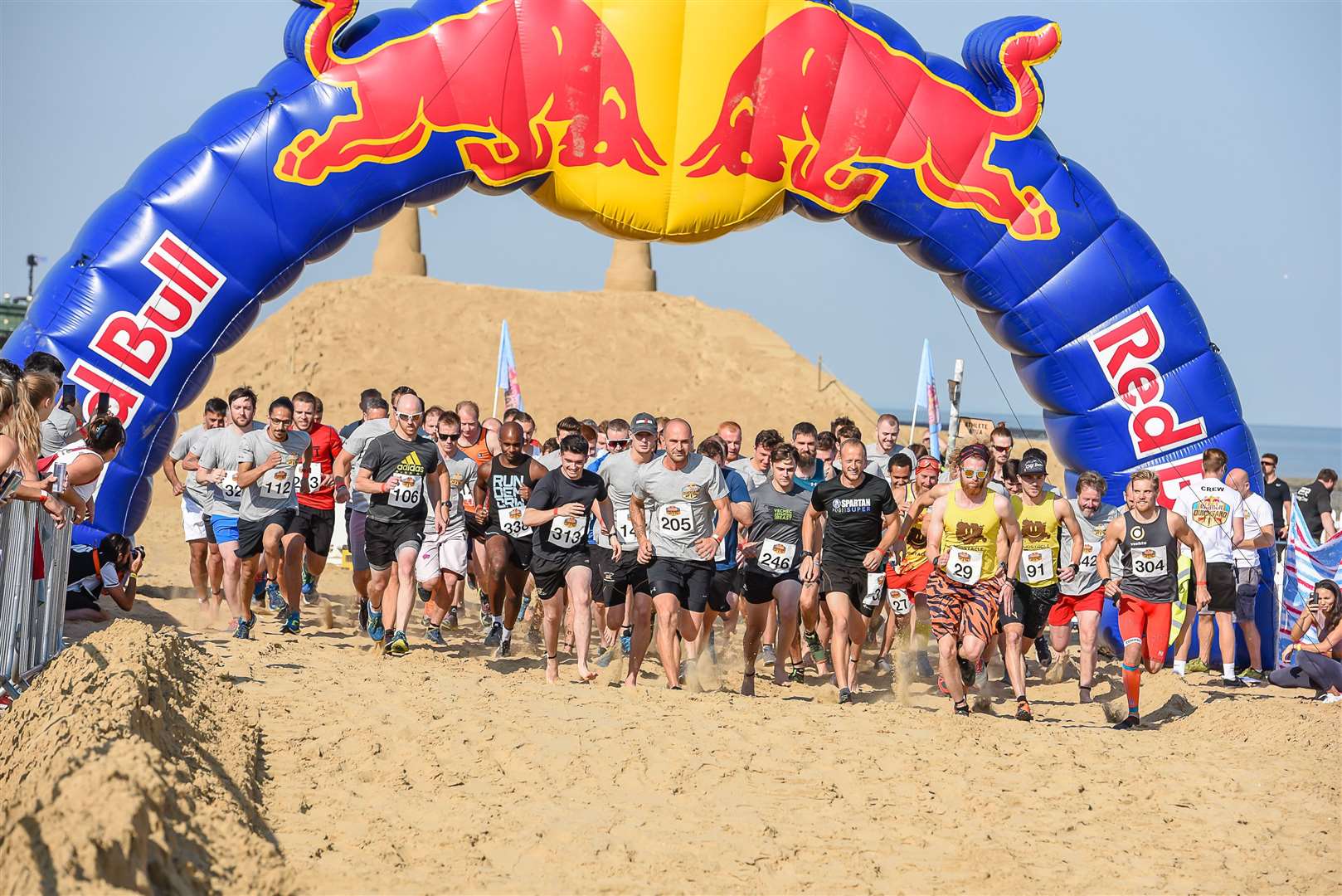 More than 600 competitors will take on the Red Bull Quicksand course in Margate