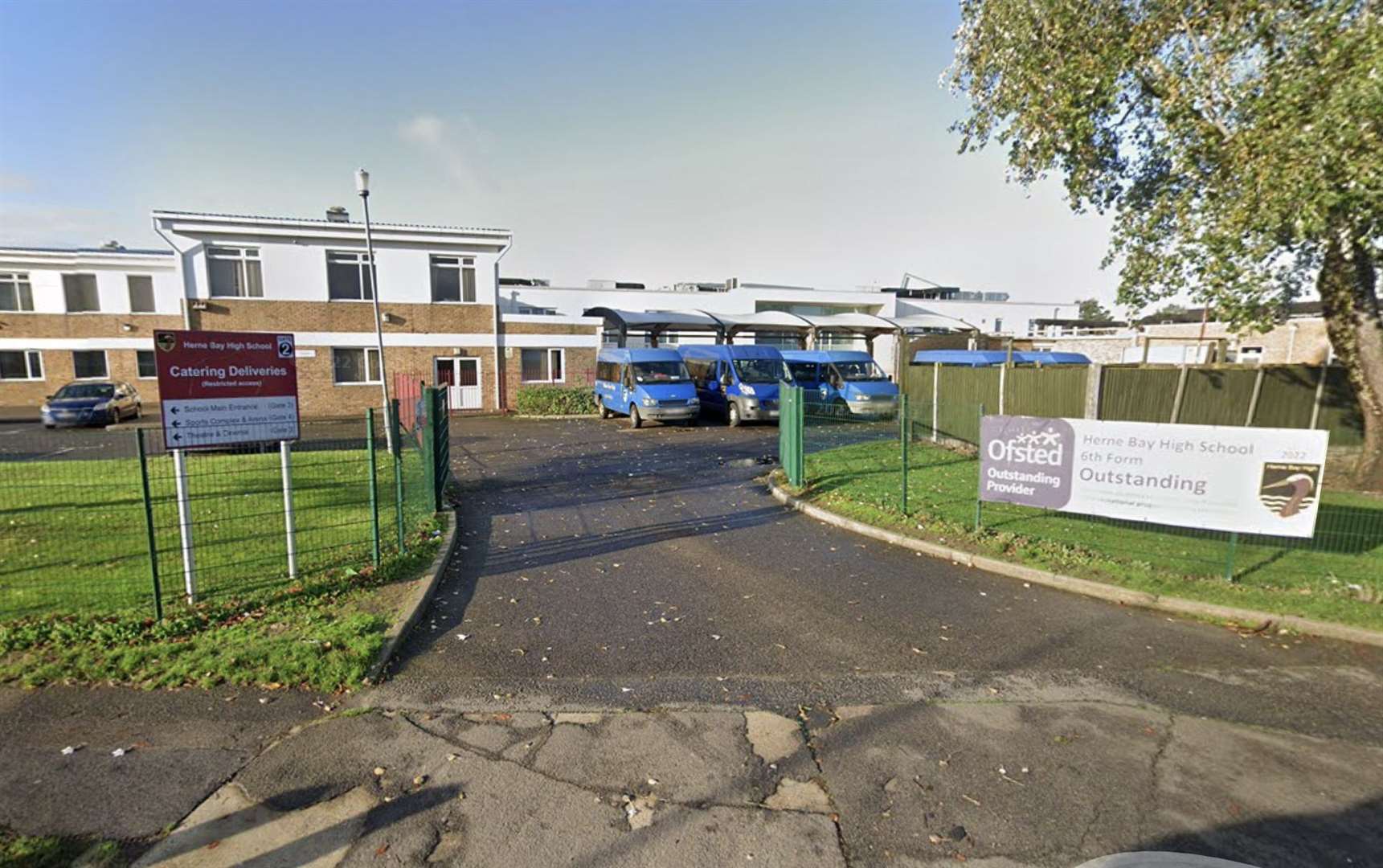 A pupil from Herne Bay High School collapsed after taking a puff from a vape that had been laced with a synthetic drug