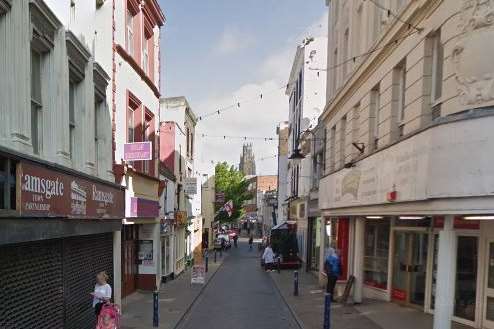 The attack happened in Harbour Street, Ramsgate. Picture: Google Street View.