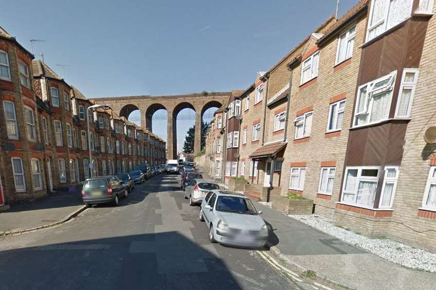 Bradstone Road where police said a man in his 80s was targeted by burglars. Pic: Google