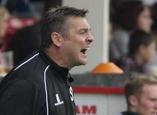 Ebbsfleet United manager Steve Brown Picture: Andy Payton