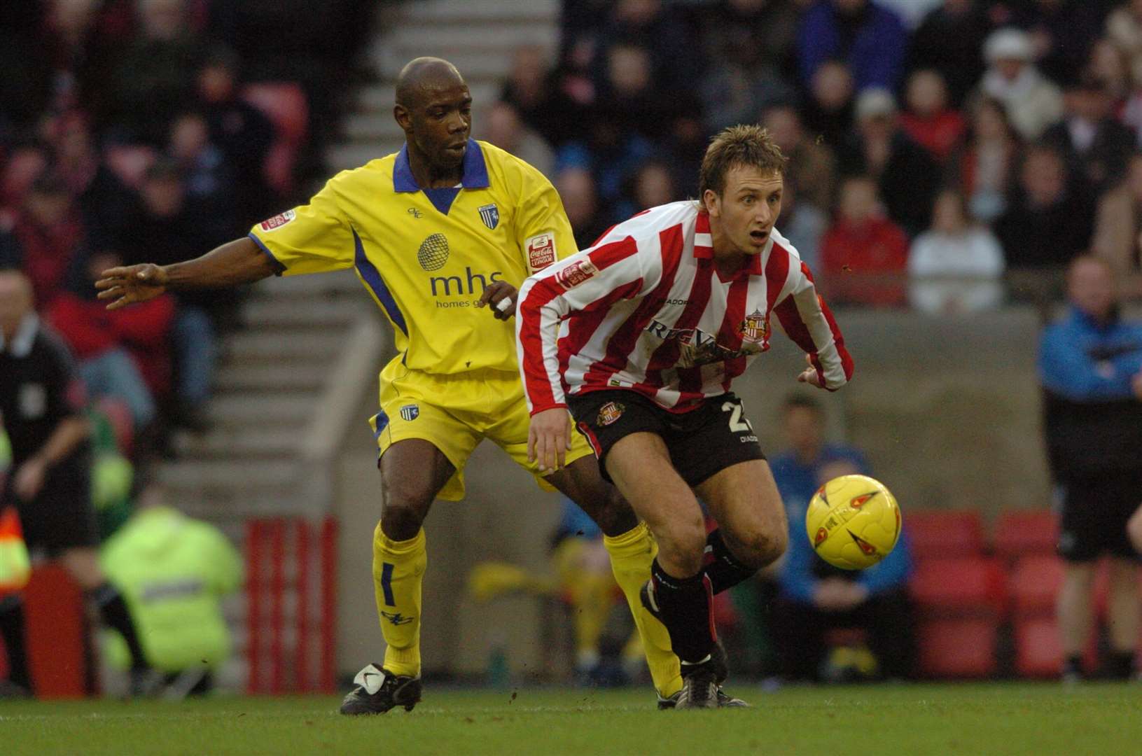 The last time Gills clashed with Sunderland they held their own, drawing 1-1 at the Stadium of Light in January 2005 Picture: Grant Falvey