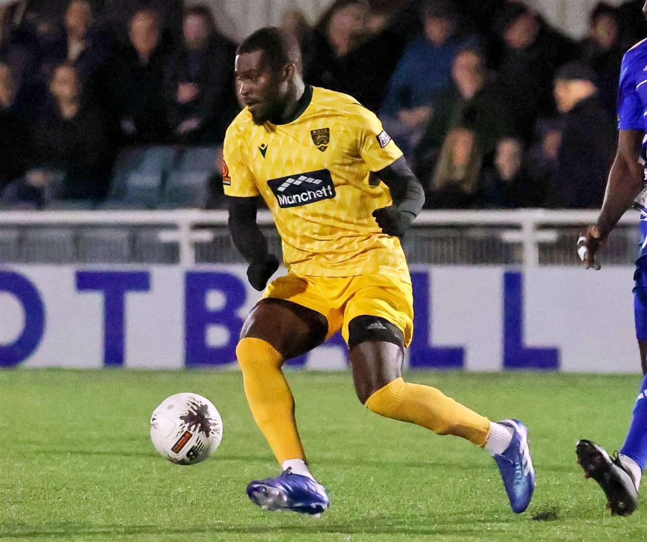Jacob Berkeley-Agyepong on the ball. Picture: Helen Cooper