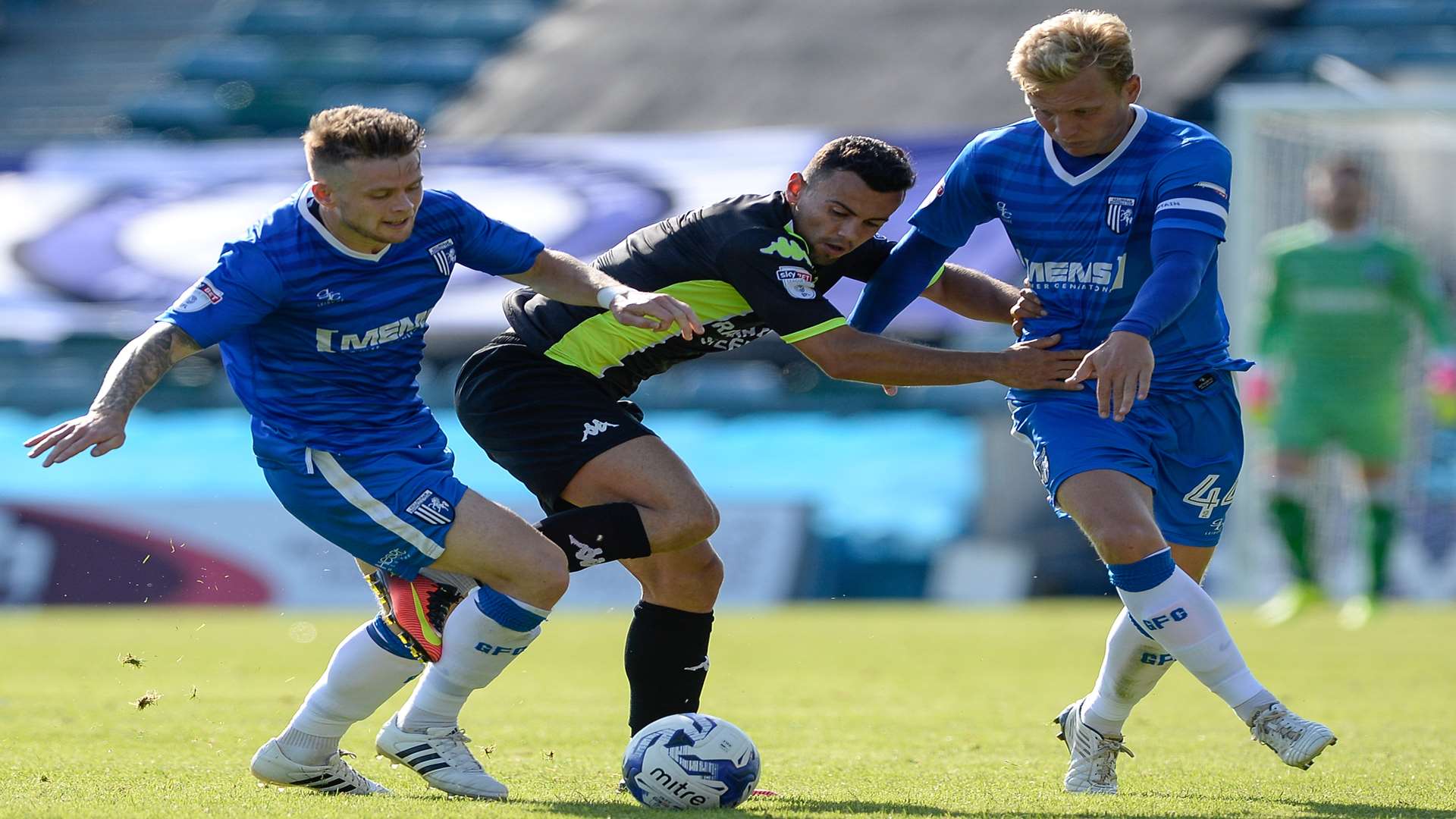 Gills double up against Bury during Saturday's win. Picture: Ady Kerry