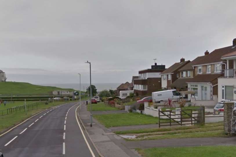 The burglary was reported in Wear Bay Road, Folkestone. Picture: Google