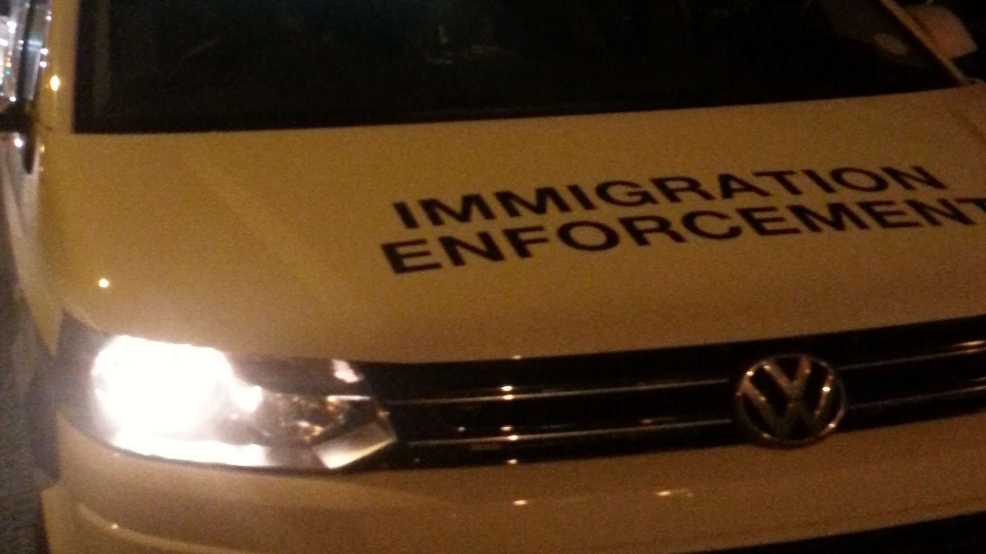 Immigration officers arrested five men