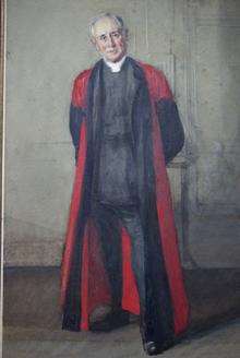 Painting of the Very Rev Ernald Lane, Dean of Rochester, which has sold for £385