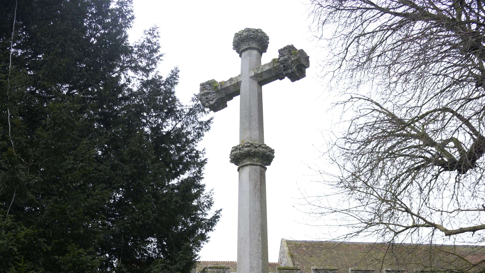 The war memorial at St Martin's Church in Herne