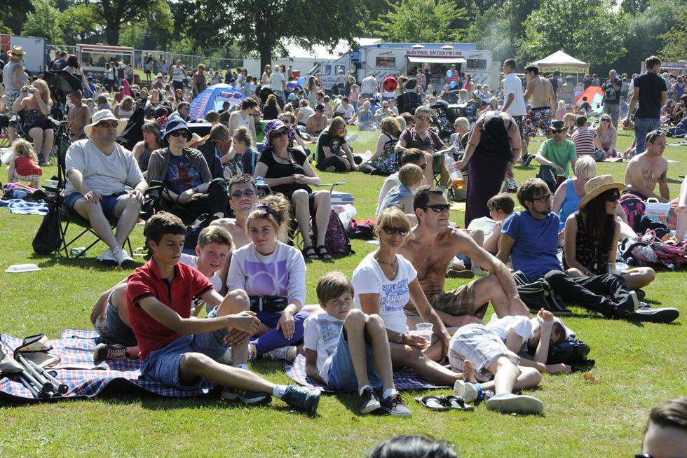 Crowds enjoy last year's Create Music Festival at Ashford's Victoria Park