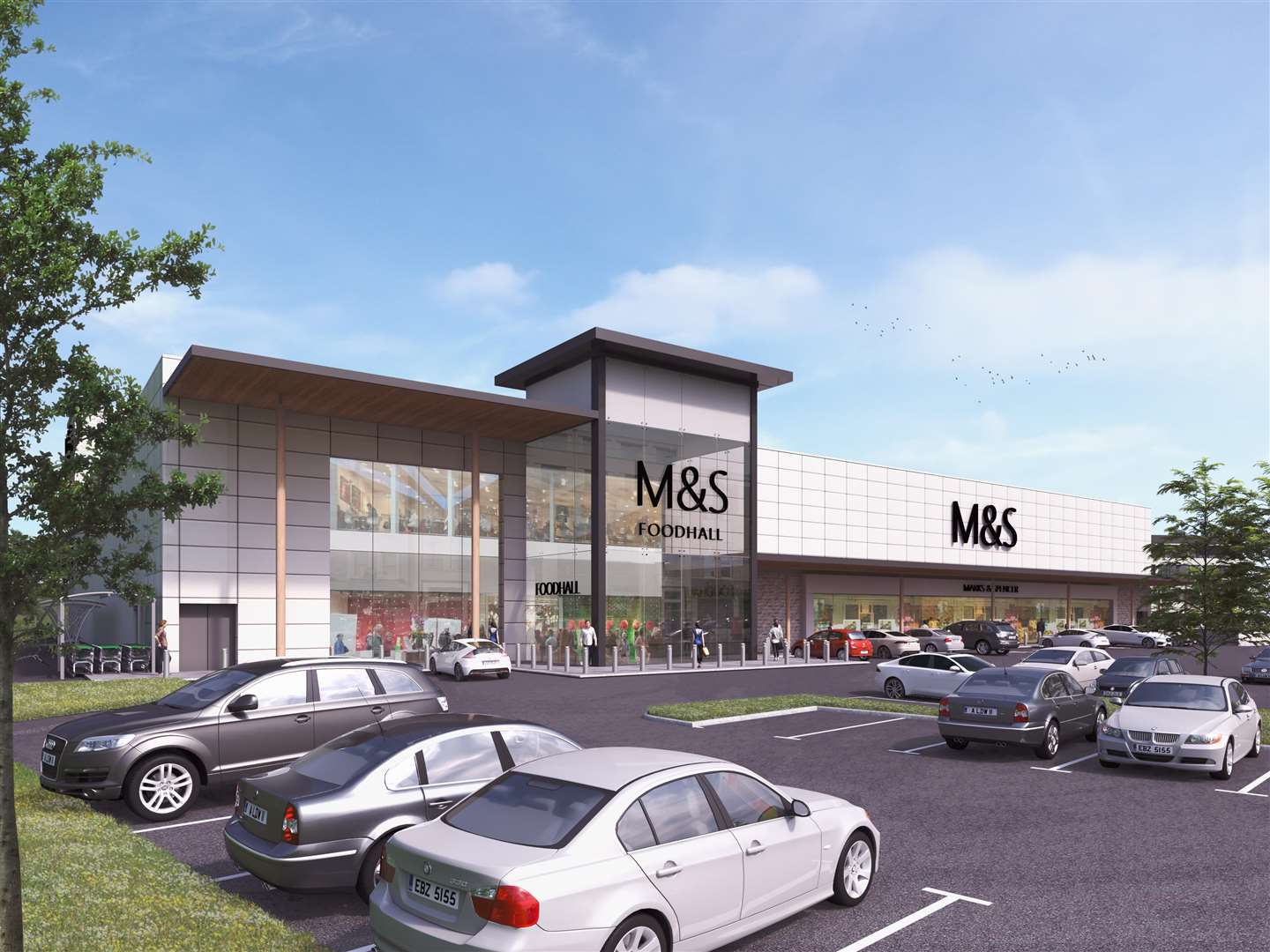 CGI of the proposed M&S Eclipse Park (1044785)