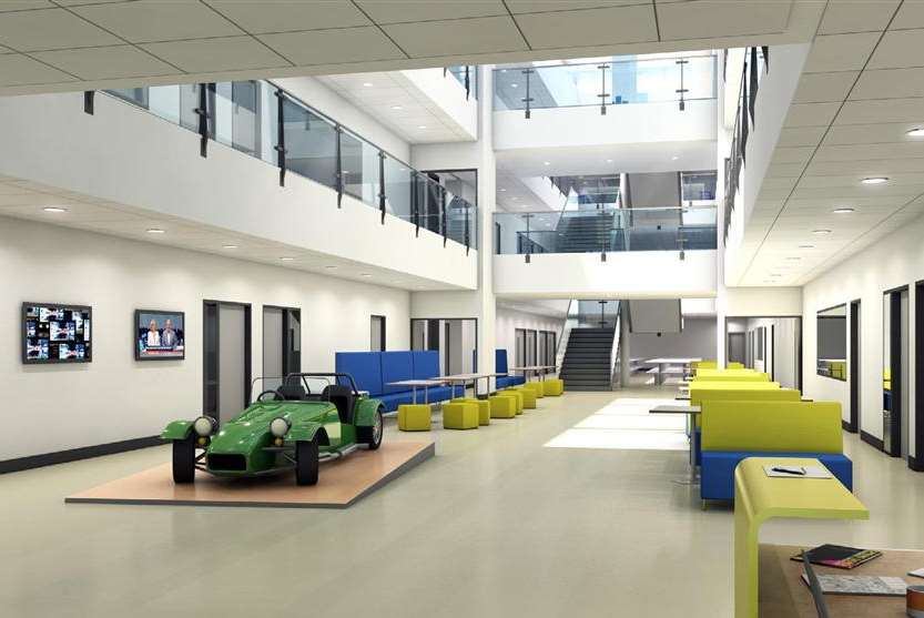An artist's impression of the new Leigh UTC