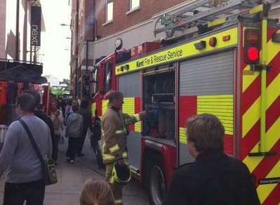 Firefighters are at the scene. Picture: Lloyd Evans