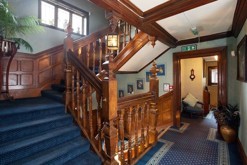A lavish staircase