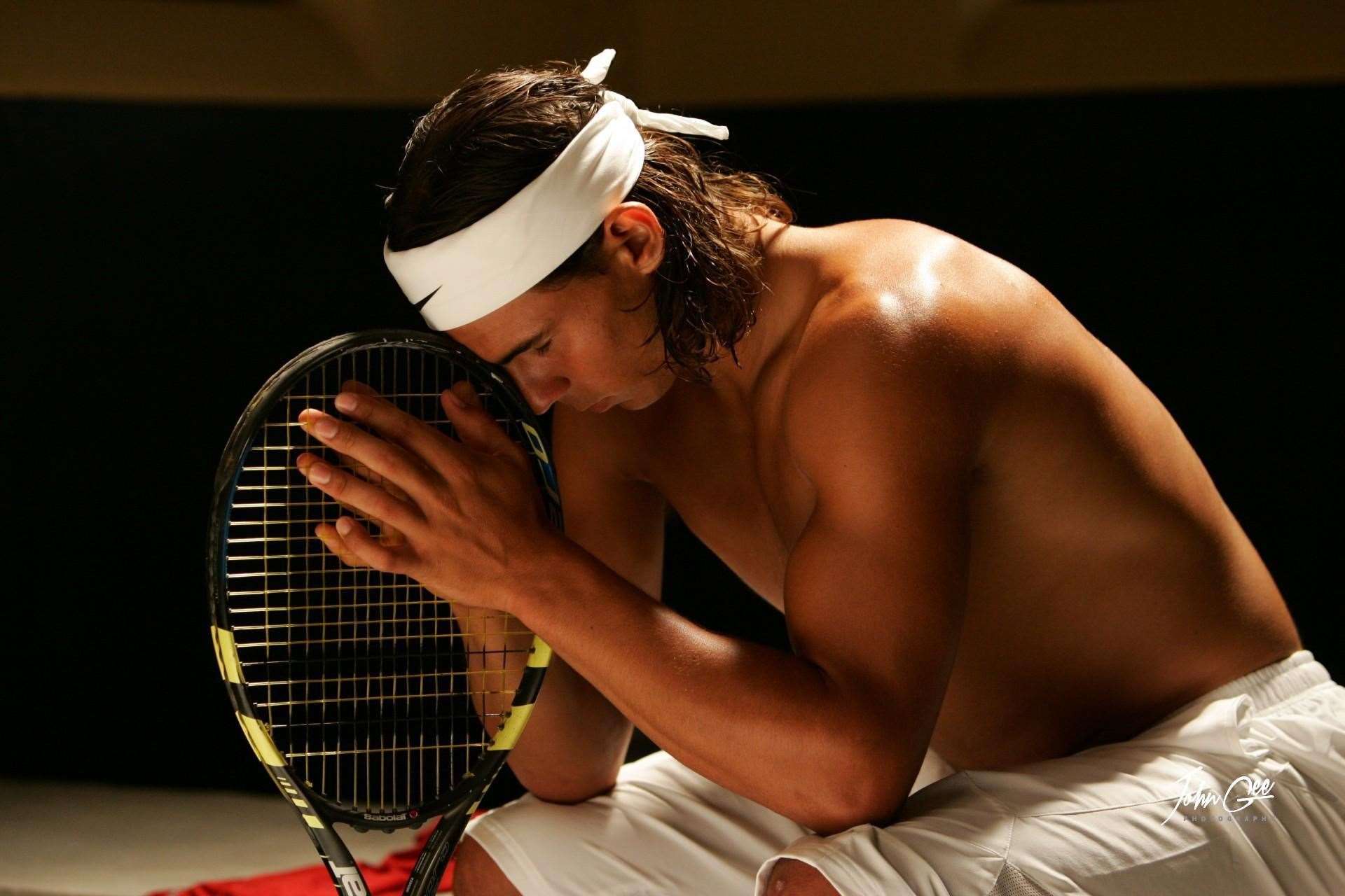 Tennis star Rafa Nadal in deep contemplation Pic: John Gichigi/Getty Images