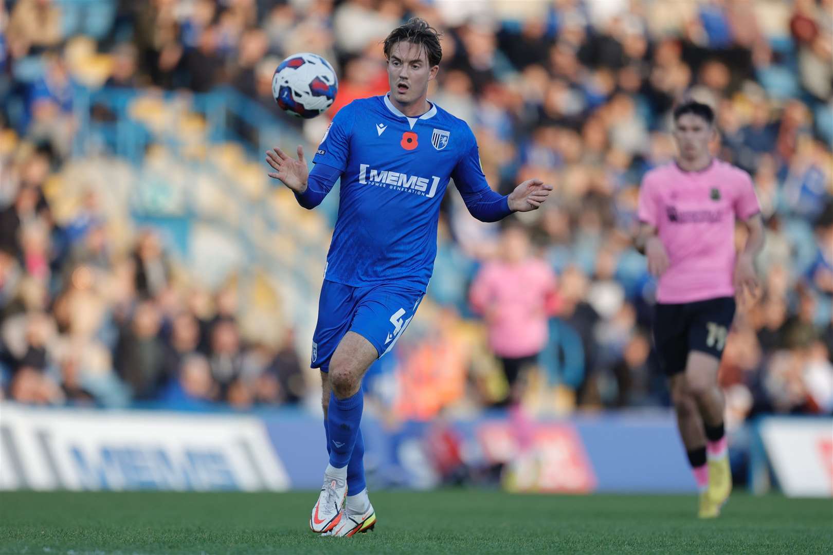 Will Wright in action for Gillingham Picture: KPI (60598434)