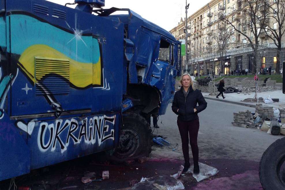 Melanie Wright in Ukraine