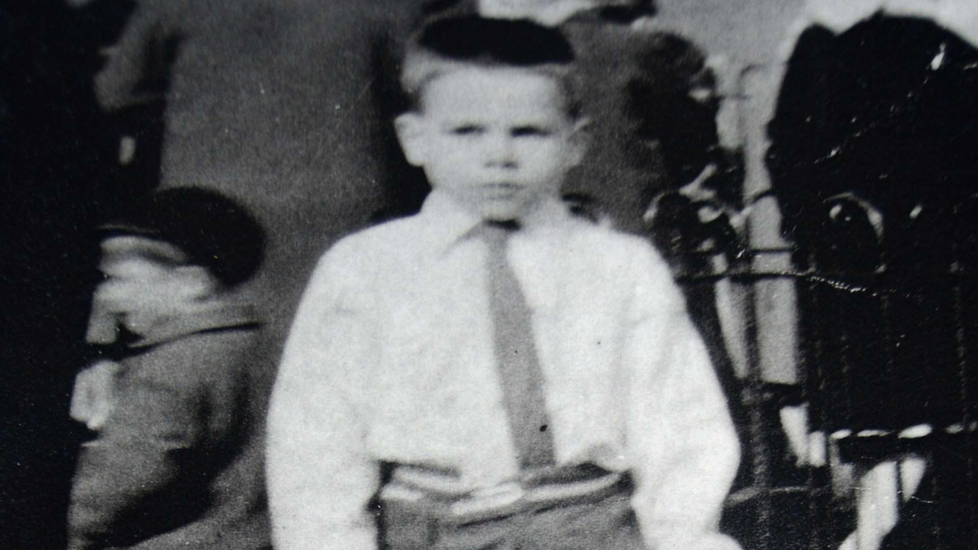 Author Tommy Rhattigan as a boy