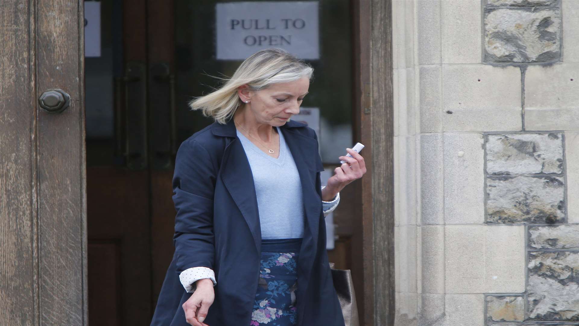 Sylvia Brown, pictured leaving Maidstone Magistrates Court after an earlier hearing. Picture: Andy Jones