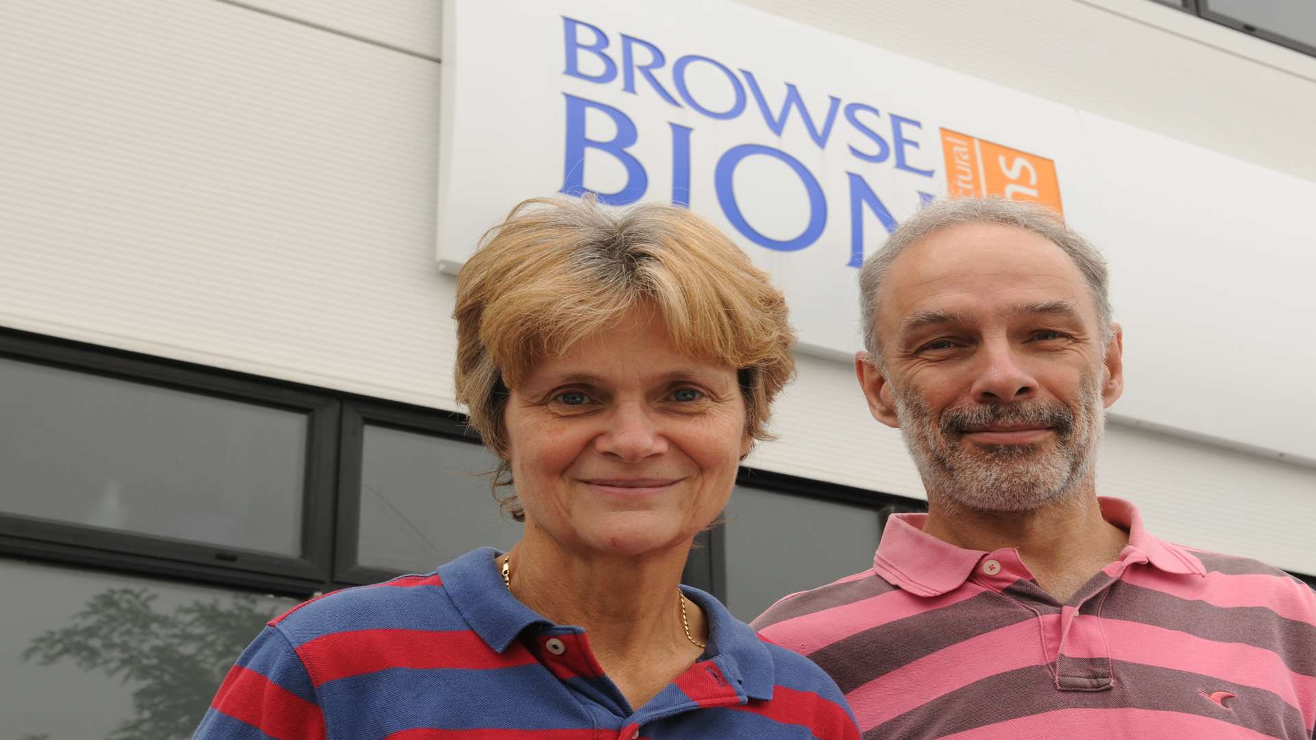 Signmakers Jon and Sheila Browse at Browse Bion