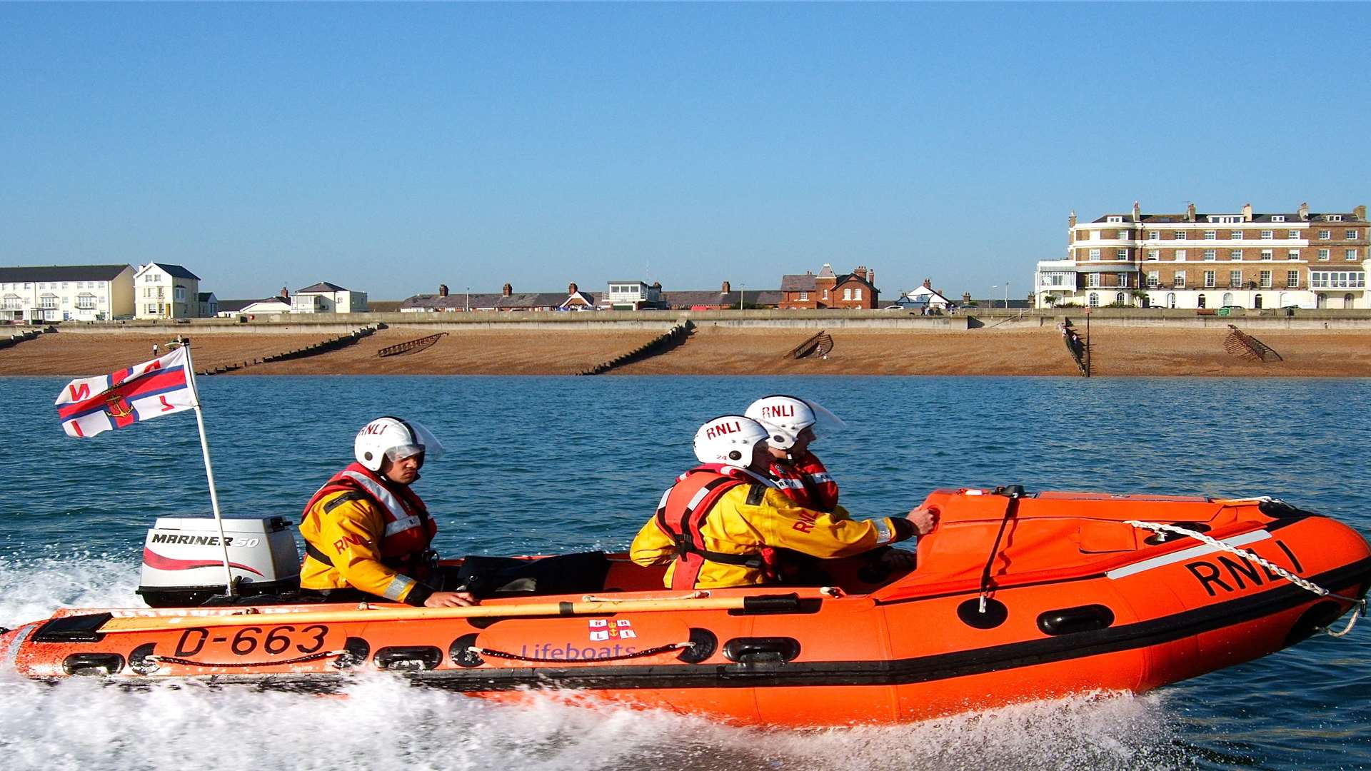 The RNLI was called to retrieve Mr Weinhardt's body from the water