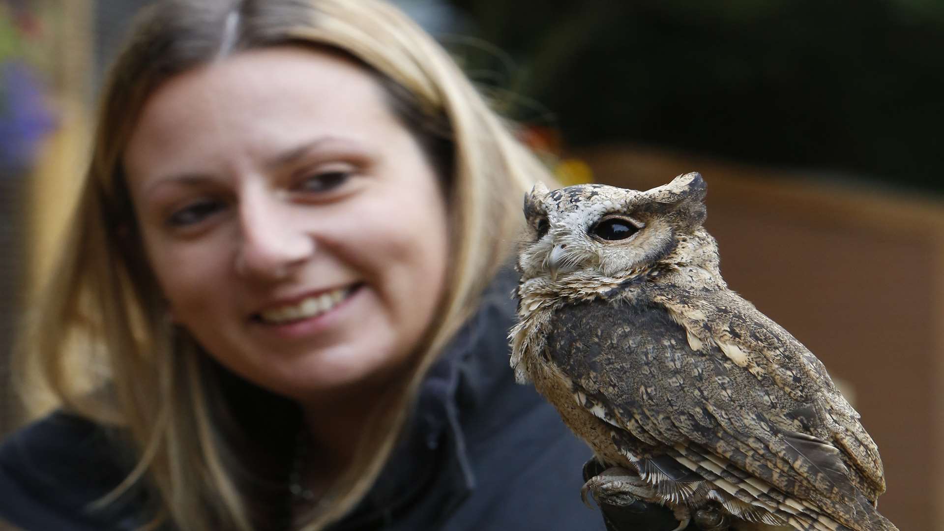 Sarah Hirsch from Kent Life with Ted the owl