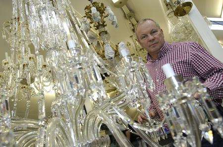 David Wilkinson, of Wilkinson, who make chandeliers for palaces and celebrities.