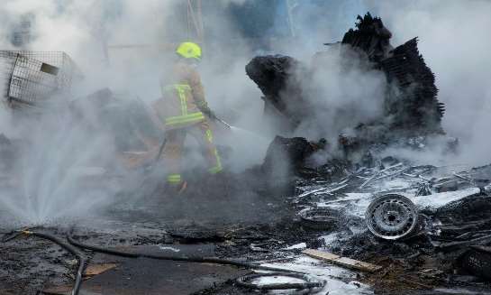 Fire crews at the scene. Picture: Kent Fire and Rescue