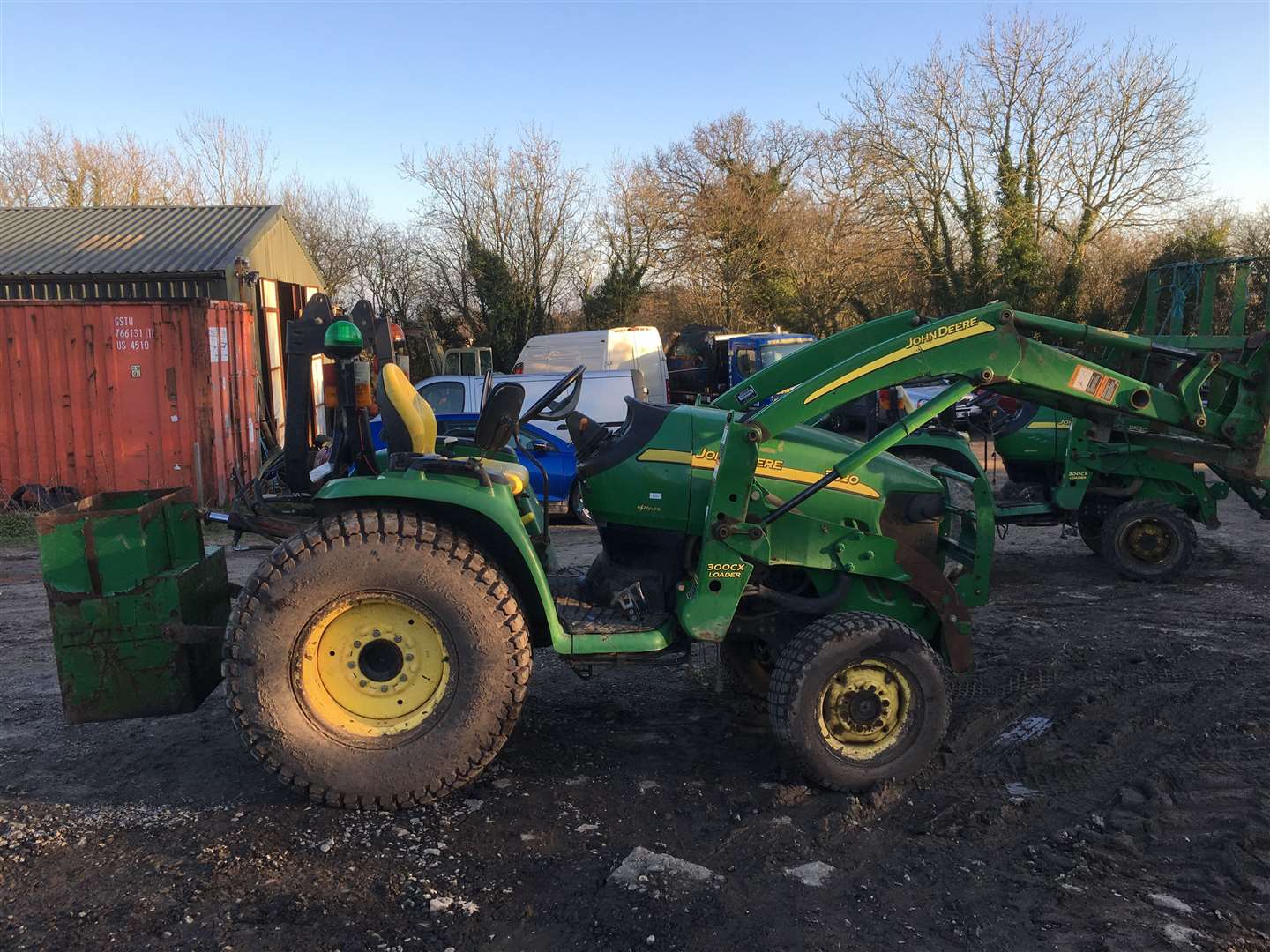 A tractor was stolen from a new housing estate in Faversham. Picture: Kent Police
